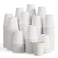 LITOPAK 270 Pack 10 oz Disposable Paper Coffee Cup Drinking Cups for Water White Paper Hot Coffee Cups Suitable for Party Picnic Travel and Events