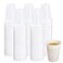 Lilymicky 500 Pack 5 oz Disposable Plastic Cups Small Plastic Drinking White Beverage Tumbler for Tasting Drinking and Party