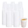 Lilymicky 500 Pack 5 oz Disposable Plastic Cups Small Plastic Drinking White Beverage Tumbler for Tasting Drinking and Party