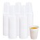 Lilymicky 500 Pack 5 oz Disposable Plastic Cups Small Plastic Drinking White Beverage Tumbler for Tasting Drinking and Party