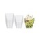 Restaurantware 4 Ounce Mini Kova Cups 100 Square Small Appetizer Cups Durable Disposable Clear Plastic Parfait Cup Serve Mousse Puddings Or Samples For Weddings Or Parties