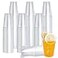 Vplus 500 Pack 9 OZ Clear Plastic Cups Individually Wrapped PP Plastic Cups Disposable 9 OZ Drinking Glasses for Hotel Party Thanksgiving Christmas