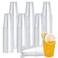 Vplus 500 Pack 9 OZ Clear Plastic Cups Individually Wrapped PP Plastic Cups Disposable 9 OZ Drinking Glasses for Hotel Party Thanksgiving Christmas