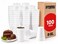 Framo 8 Oz Foam Coffee Cups 100 Pack Disposable Insulated Hot Drinkware for Home Office or Church Sturdy White Foam Cups Serving Hot and Cold Beverages Drink Service Daily Ideal in Breakrooms