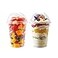 botogift 12 oz Clear Plastic Cups with Dome Lids Dessert Cups with Lids25 Sets PET Disposable Party Cups NO HOLE Parfait Crystal for PuddingIce CreamCupcake
