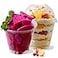 botogift 9 oz Clear Plastic Cups with Dome Lids Dessert Cups with Lids25 Sets PET Disposable Party Cups NO HOLE Parfait Crystal for PuddingIce CreamCupcake