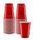 GUSTO 18 oz 50 Count Disposable Plastic Red Cups Party Drinking Cups for Events and Everyday Use