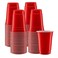 GUSTO 18 oz 100 Count Disposable Plastic Red Cups Party Drinking Cups for Events and Everyday Use