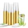 N9R 72PCS Gold Plastic Cups 12OZ Clear Plastic Cups with Gold Rim Disposable Cups Perfect for Parties Wedding and Birthday