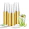 N9R 72PCS Gold Plastic Cups 12OZ Clear Plastic Cups with Gold Rim Disposable Cups Perfect for Parties Wedding and Birthday