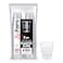 PAMI Disposable Plastic Cups Bpa Drinking Glasses for Parties Cold Drinks Smoothies Jello Cocktails 5 Oz Pack of 100