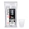 PAMI Disposable Plastic Cups Bpa Drinking Glasses for Parties Cold Drinks Smoothies Jello Cocktails 5 Oz Pack of 100