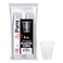 PAMI Disposable Plastic Cups Bpa Drinking Glasses for Parties Cold Drinks Smoothies Jello Cocktails 5 Oz Pack of 100
