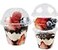 Artpreti 50 Sets 9 oz Clear Plastic Parfait Cups with INSERT DOME LidsNO HOLE Disposable Dessert Cups with Lids for Kids Dips Snacks and Veggies Fruit Yogurt Smoothie Iced Cold Drinks No Leaking