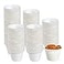 ECOLipak 200 Pack 4 oz Compostable Portion Cups 100 Biodegradable Souffle Cups Disposable Paper Cup for Condiment Samples