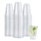 Turbo Bee 100 Pack 12 OZ Clear Plastic Cups Disposable Crystal Plastic Party Cups for Iced Coffee Smoothie Slurpee or Any Cold Drinks