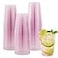 JOLLY CHEF 10 oz Purple Plastic Cups 100 Pack Party Glasses Tumblers Plastic Purple Glitter Disposable Cups for Wedding Thanksgiving Christmas Halloween
