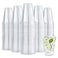 Turbo Bee 200 Pack 12 OZ Clear Plastic Cups Disposable Crystal Plastic Party Cups for Iced Coffee Smoothie Slurpee or Any Cold Drinks
