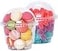 botogift 8 oz Clear Plastic Dessert Cups with Dome Lids 25Sets Disposable Snack Bowls No Hole for Cereal Parfait Yogurt Cupcakes Pudding Jello and Individual Desserts at Party