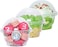 botogift 5 oz Clear Plastic Dessert Cups with Dome Lids 25Sets Disposable Snack Bowls No Hole for Cereal Parfait Yogurt Cupcakes Pudding Jello and Individual Desserts at Party