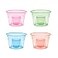 Party Essentials Soft Plastic Bomber Shot Cups Jager Blaster Power Bombs Cups 3 oz 100Count Assorted Neon