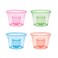 Party Essentials Soft Plastic Bomber Shot Cups Jager Blaster Power Bombs Cups 3 oz 100Count Assorted Neon