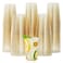 JOLLY CHEF 200 Pack 10 oz Gold Glitter Plastic Party Cups Disposable Plastic Tumblers Gold Drinking Glasses with Glitter Suitable for Wedding Thanksgiving Day Christmas Halloween