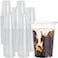 Fabulous Party 300 Count 12 Oz BPA Free PET Crystal Clear Disposable Cups for Party Wedding Bulk Classic Iced Lattes Cold Drinks