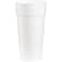 AMZ Empire 24 Oz Foam Cups With Lids Insulated Foam Disposable White Coffee Cup With Cover Lid Pack of 40 Sets For Hot or Cold Drink 40Case
