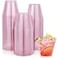 JOLLY CHEF 9 oz Purple Plastic Cups 100 Pack Party Glasses Tumblers Plastic Purple Glitter Disposable Cups for Wedding Thanksgiving Christmas Halloween