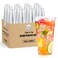 Lilymicky 600 Pack 24 oz Clear Plastic Cups PET Disposable Drinking Cups Crystal Clear Perfect for Ice Coffee Smoothie Soda or Any Cold Drinks