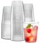 PLASTICPRO Disposable Plastic Tumblers Clear 50
