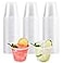 Lilymicky 300 Pack 9 oz Disposable Clear Plastic Cups 9 Ounce Party Cups for Cocktail Parties Picnics and Events
