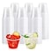 Lilymicky 600 Pack 9 oz Disposable Clear Plastic Cups 9 Ounce Party Cups for Cocktail Parties Picnics and Events