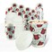 Upper Midland Products 100 Sets 12 oz Double Wall Insulated Disposable Hot Chocolate Cups and Lids Recyclable To Go Hot Cocoa Christmas Cups