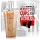 Shop Square 32 oz Plastic Cups with Lids 50 Pack Disposable Clear Cups for Iced Coffee Boba Milk Tea Smoothies and Fruit Shakes for Parties Cafes Restaurants
