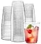 PLASTICPRO Disposable Plastic Tumblers Clear 100