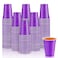 Lounsweer 100 Pcs 16 oz Disposable Party Cups Plastic Heavy Duty Drinking Water Cups for Birthday Baby Shower Wedding BBQ Picnic Party SuppliesPurple