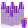 Lounsweer 100 Pcs 16 oz Disposable Party Cups Plastic Heavy Duty Drinking Water Cups for Birthday Baby Shower Wedding BBQ Picnic Party SuppliesPurple