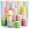 Nicunom 500 Pack 6 Oz Paper Cups Colorful Small Disposable Paper Coffee Cups Hot Cold Beverage Drinking Cup for for Water Juice and Espresso
