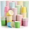 Nicunom 500 Pack 6 Oz Paper Cups Colorful Small Disposable Paper Coffee Cups Hot Cold Beverage Drinking Cup for for Water Juice and Espresso
