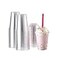 FULING 100 Sets16 oz Plastic Cups With Dome Straw Slot Lids PET Crystal Clear Disposable Togo Cup BPA Free For Party Ice Cold Drinks Coffee Tea Parfait Dessert Smoothie Bubble Boba Fruit Milkshake Slu