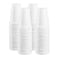 GUSTO 9 oz White Disposable Plastic Cups 500 Count Cold Beverage Cups for Parties Office Events Durable Stackable Formerly Comfy Package