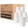 RACETOP 8 oz 1000 Pack Disposable Paper Coffee Cups Paper Cups 8 oz Disposable Ideal for Party Home Office