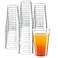 PLASTICPRO Disposable 12 oz Crystal Clear Plastic Tumblers for Partys Weddings pack of 50