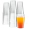 PLASTICPRO Disposable 12 oz Crystal Clear Plastic Tumblers for Partys Weddings pack of 50