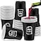 Rtteri 48 Pack Death to My 20s Decorations 16 oz Rip to My 20s Cups 30th Birthday Decorations for Him Black and White Disposable Party Thick Plastic Twenties Birthday Cups for Women