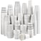 Marsui 600 Pack Disposable 3 oz Paper Cups Mouthwash Small Tasting Cups Bathroom Paper Coffee Cold Beverage Drinking Cup for Picnic BBQ Party Travel and Event Stylish