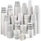 Marsui 600 Pack Disposable 3 oz Paper Cups Mouthwash Small Tasting Cups Bathroom Paper Coffee Cold Beverage Drinking Cup for Picnic BBQ Party Travel and Event Stylish