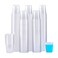 SIUQ 600 Pack 3 oz Clear Plastic Cups Disposable Bathroom Mouthwash Cups Small Plastic Drinking Cup for Ice Tea Tasting Party Picnic BBQ Travel and Event